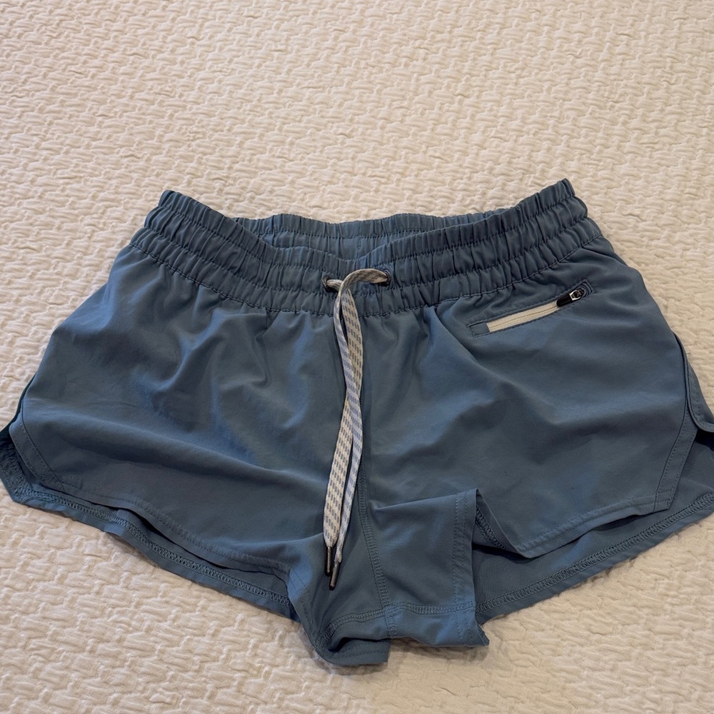 Vuori Women's Slate Blue Athletic Shorts